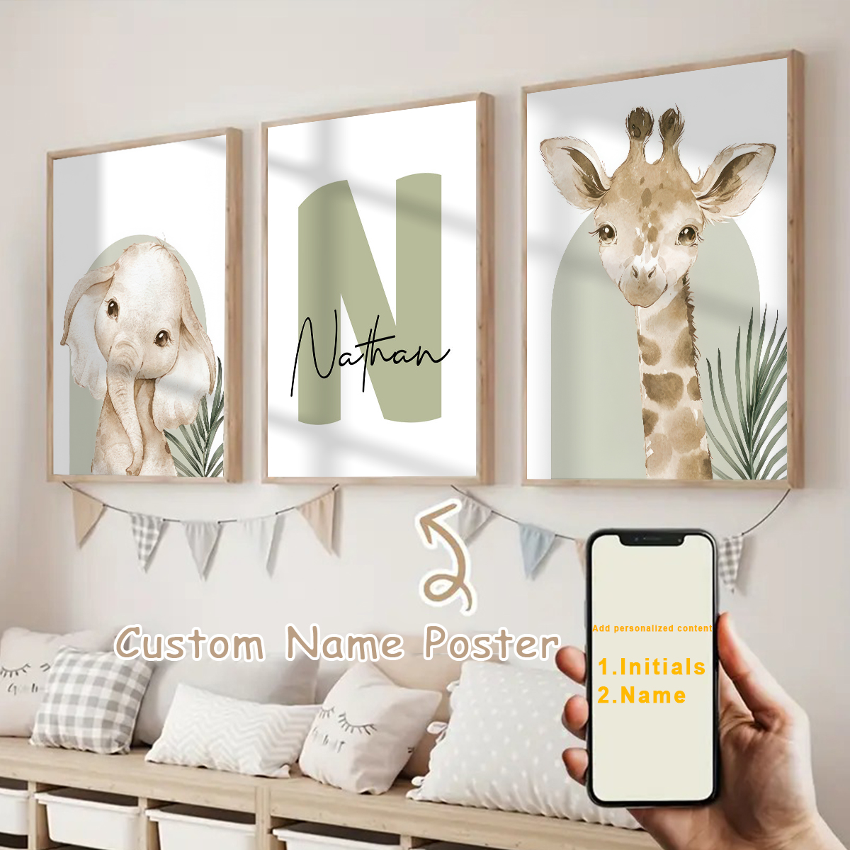 3pcs/set Customized Personaliz - Home Decor Foto のレビューと価格