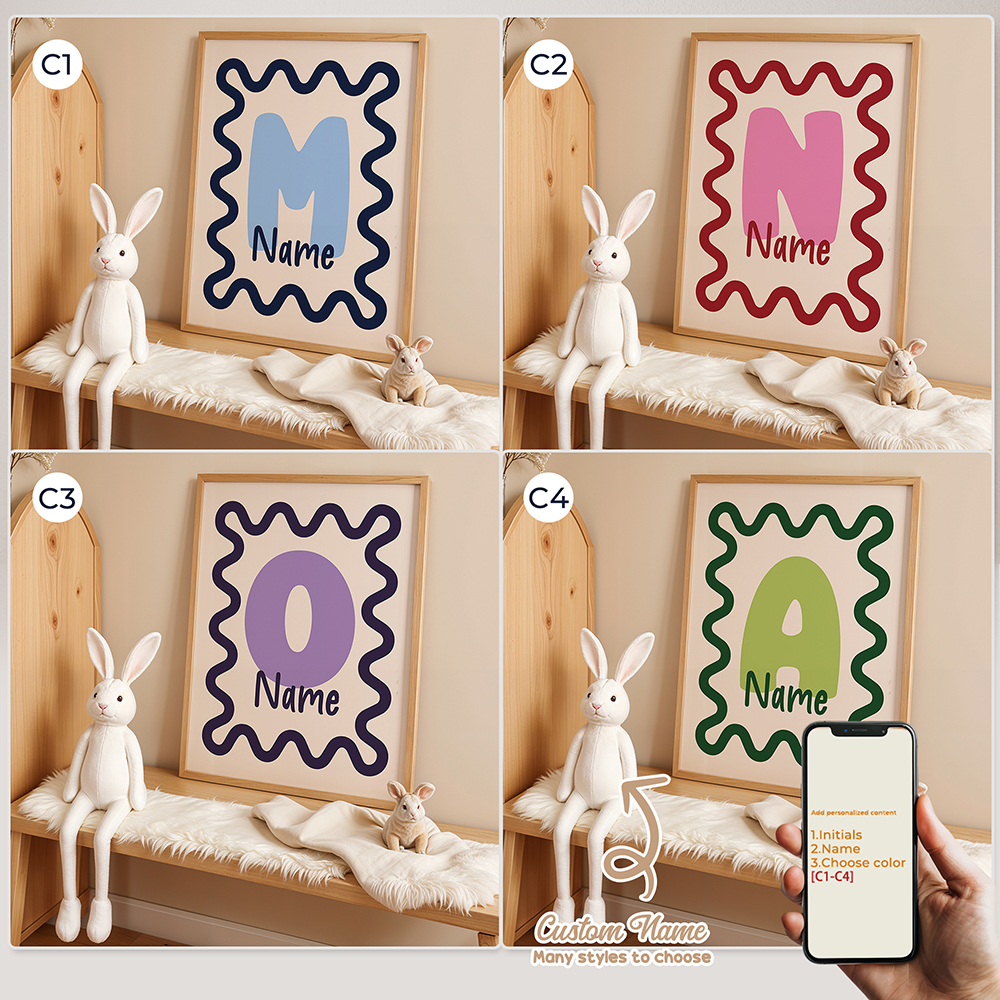 Personalized Custom Name Carto - Home Decor Foto のレビューと価格