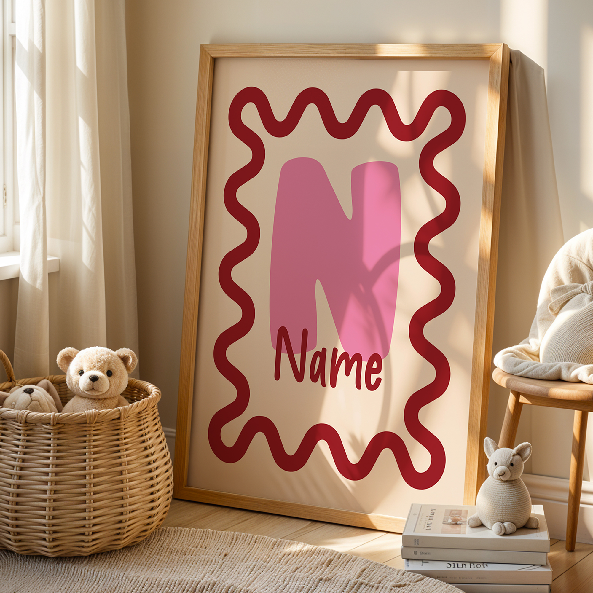 Personalized Custom Name Carto - Home Decor Foto のレビューと価格