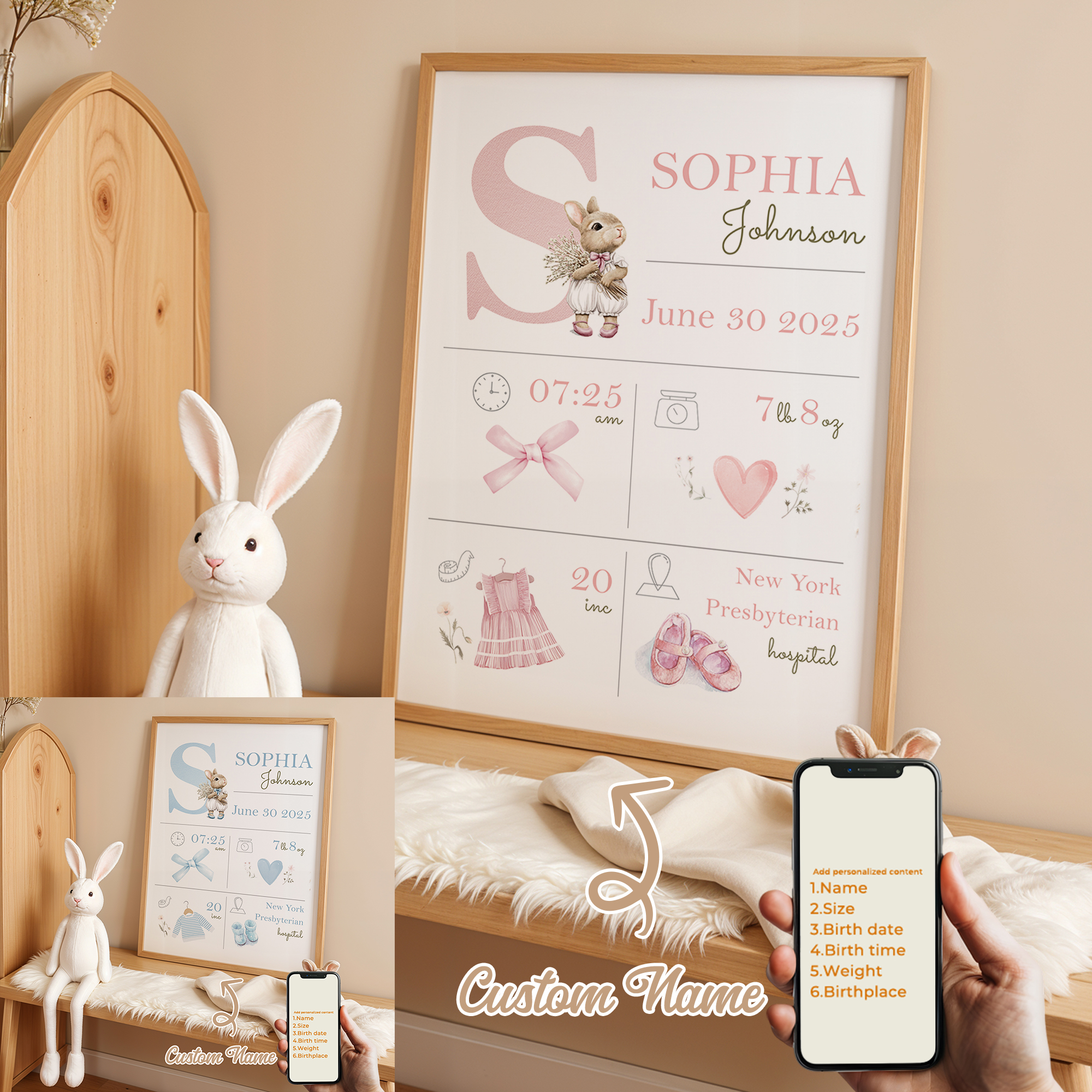 Personalized Custom Name Carto - Home Decor Foto のレビューと価格