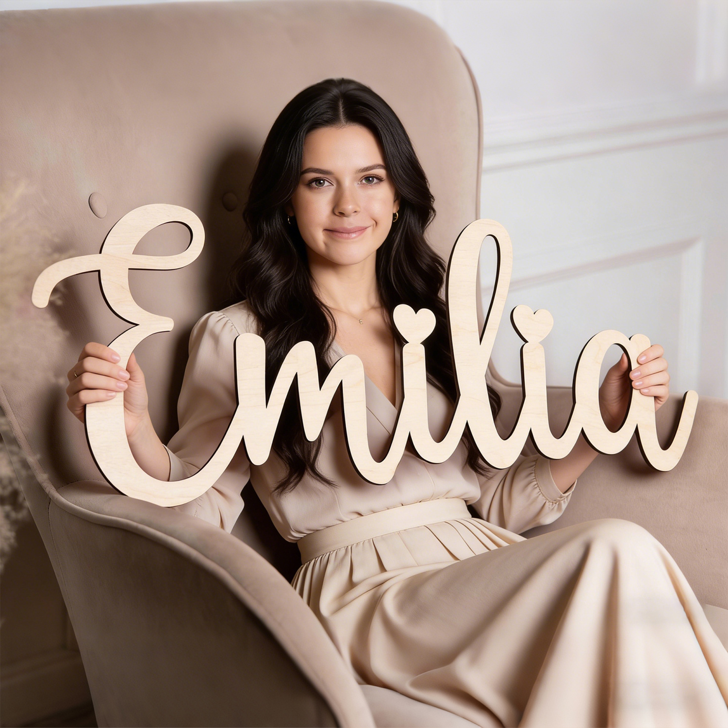 1pc personalized custom wooden - Home Decor Wall Art のレビューと価格