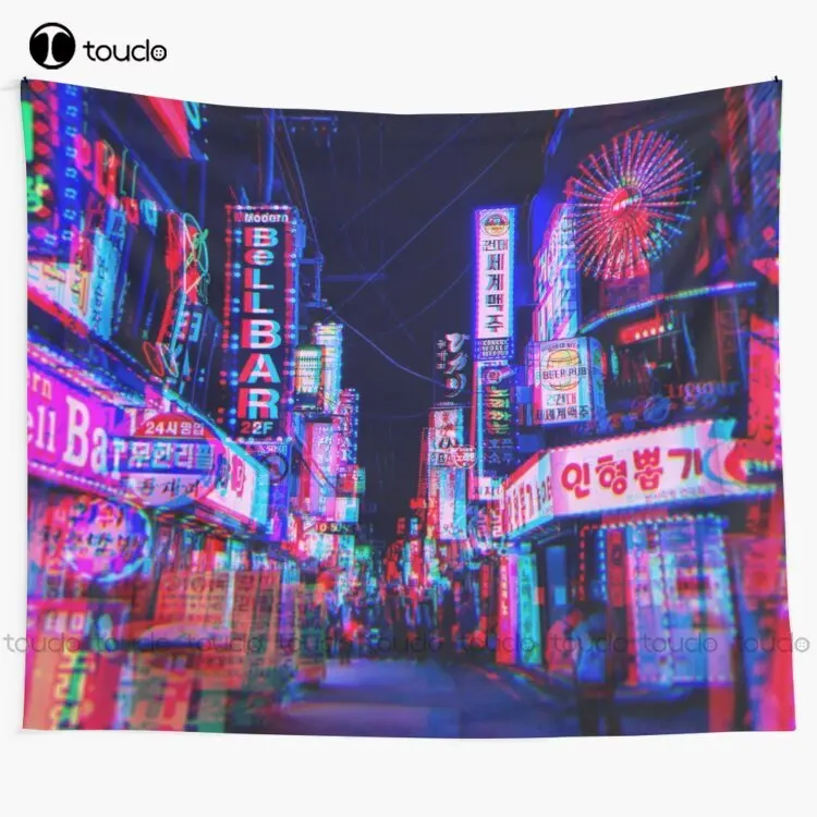 Lsd Nights Korea Seoul Japan T - Home Decor Korea のレビューと価格
