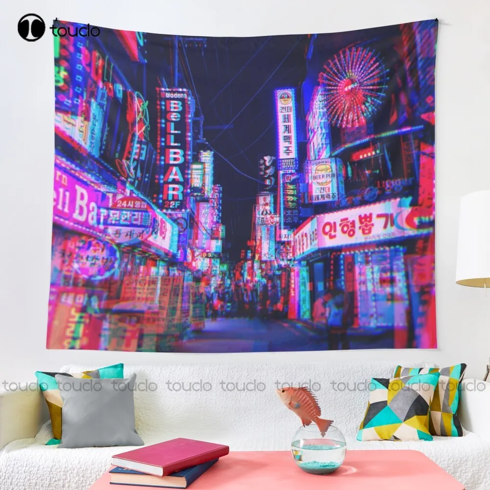 Lsd Nights Korea Seoul Japan T - Home Decor Korea のレビューと価格