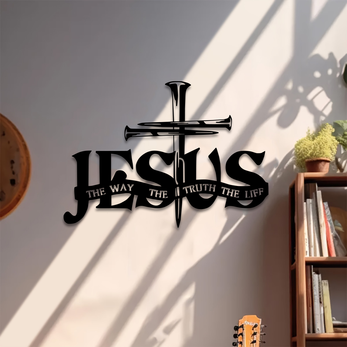 Jesus Metal Wall Decor - Elega - Home Decor Jesus のレビューと価格