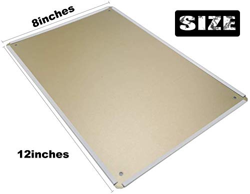 HOUVSSEN Metal Tin Sign, 8 x 1 - X Home Decor のレビューと価格