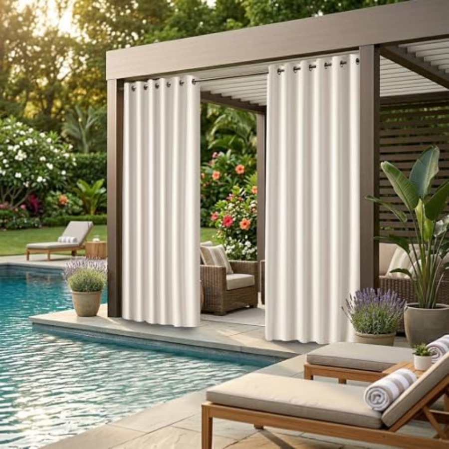 Waterproof Outdoor Curtain W84 - X Home Decor のレビューと価格