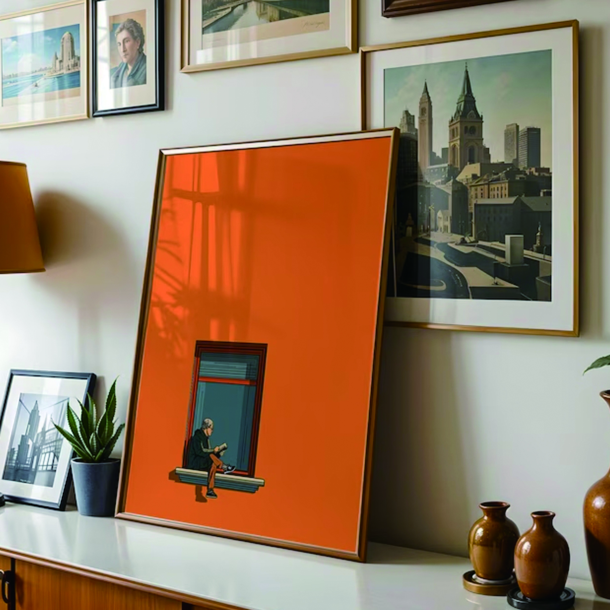 Orange Minimalist Dopamine War - Home Decor Orange のレビューと価格