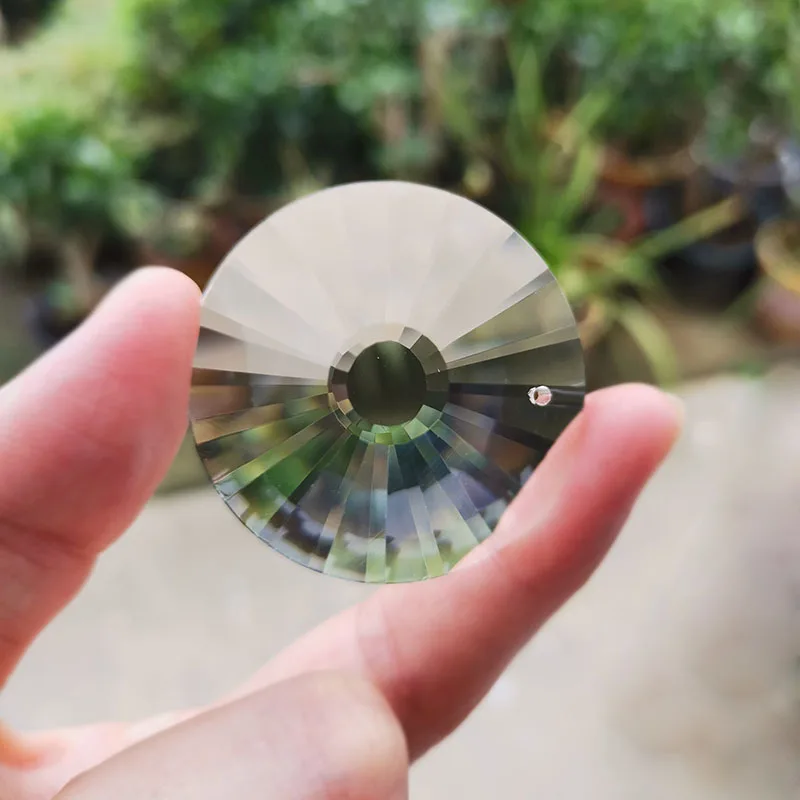 2pcs 40mm Crystal Suncatcher U - Home Decor Garland のレビューと価格
