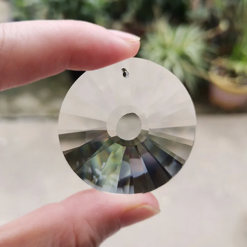 2pcs 40mm Crystal Suncatcher U - Home Decor Garland のレビューと価格