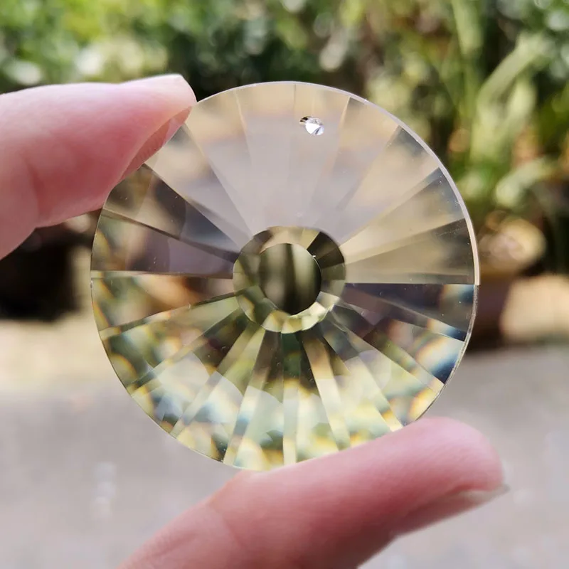 2pcs 40mm Crystal Suncatcher U - Home Decor Garland のレビューと価格