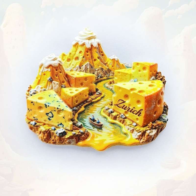 Zurich Cheese Fridge Magnet -  - Home Decor Zurich のレビューと価格