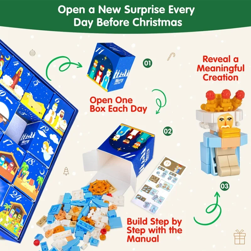 DIY Christmas Advent Calendar  - Home Decor Jesus のレビューと価格
