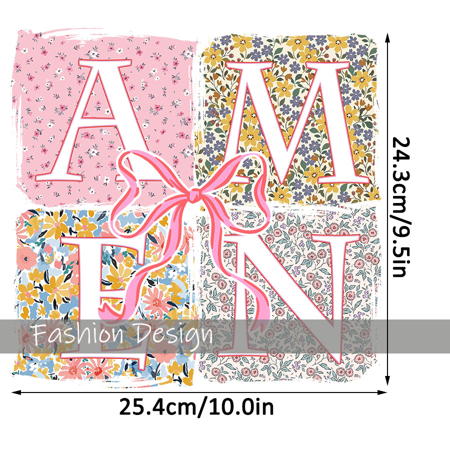 Floral Amen Bible Verses DIY I - Decorative Throw Pillow のレビューと価格