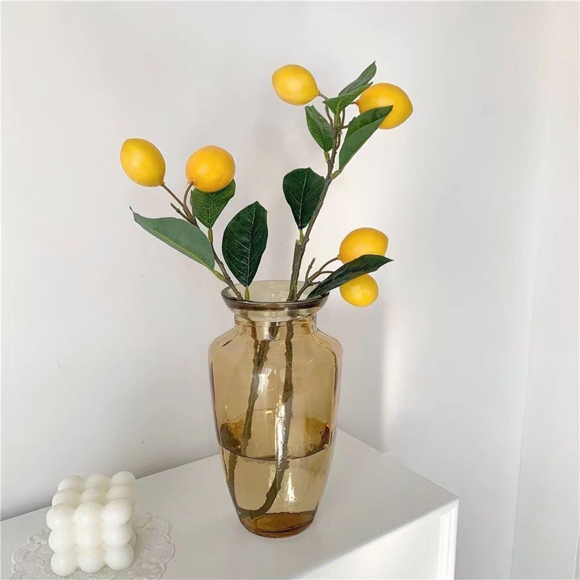 Faux Orange Branches Artificia - Home Decor Orange のレビューと価格