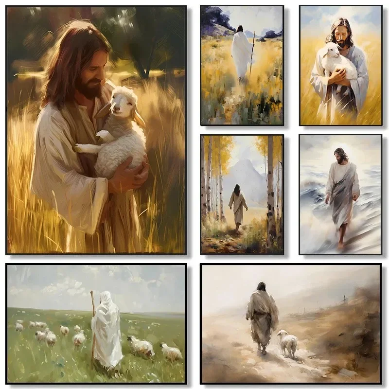 Canvas Paintings Wall Art Pict - Home Decor Jesus のレビューと価格