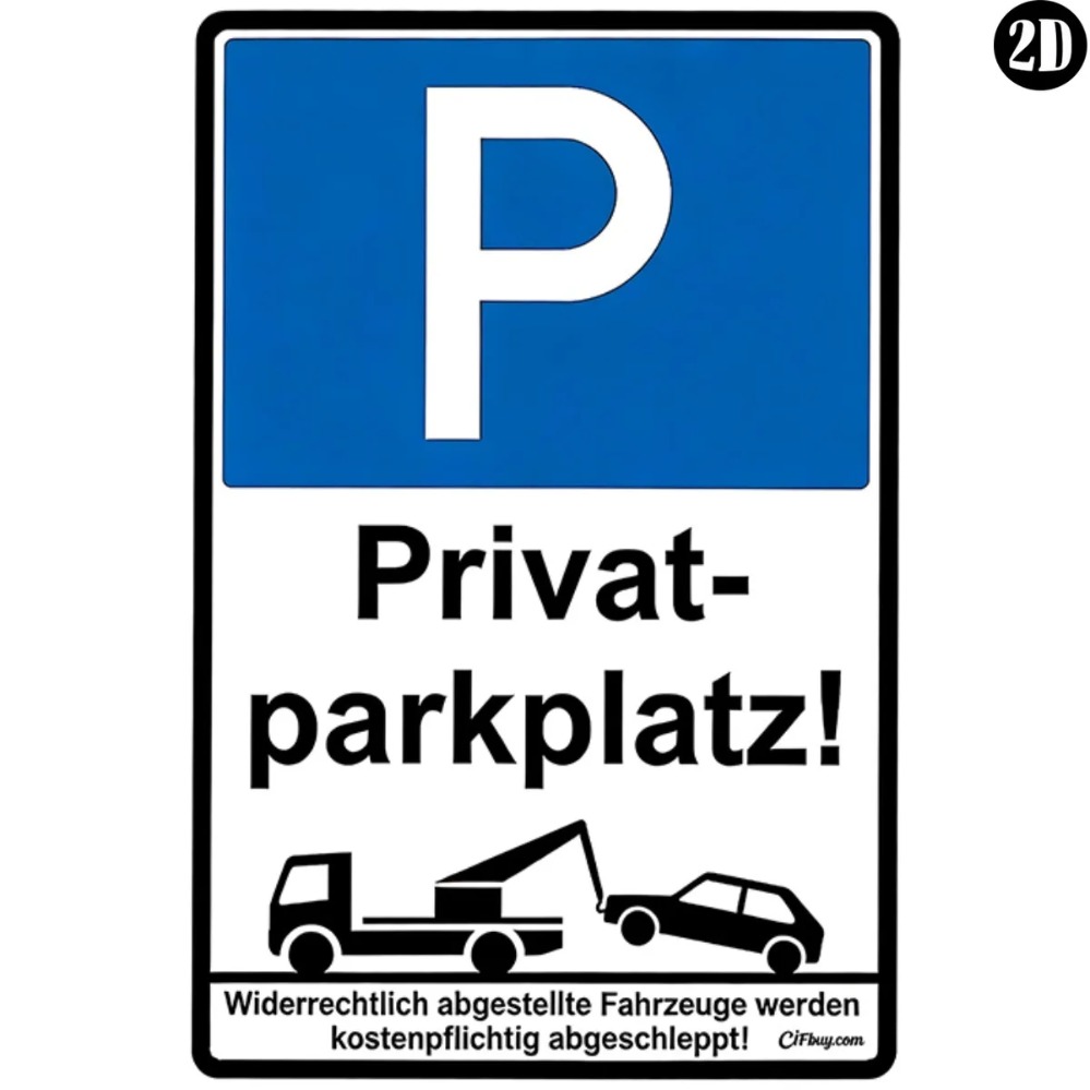 German Privatparkplatz No Park - Germany Home Decor のレビューと価格