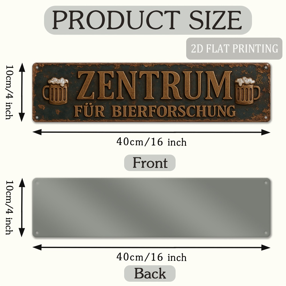 2D Flat Funny Beer Research Ce - Germany Home Decor のレビューと価格