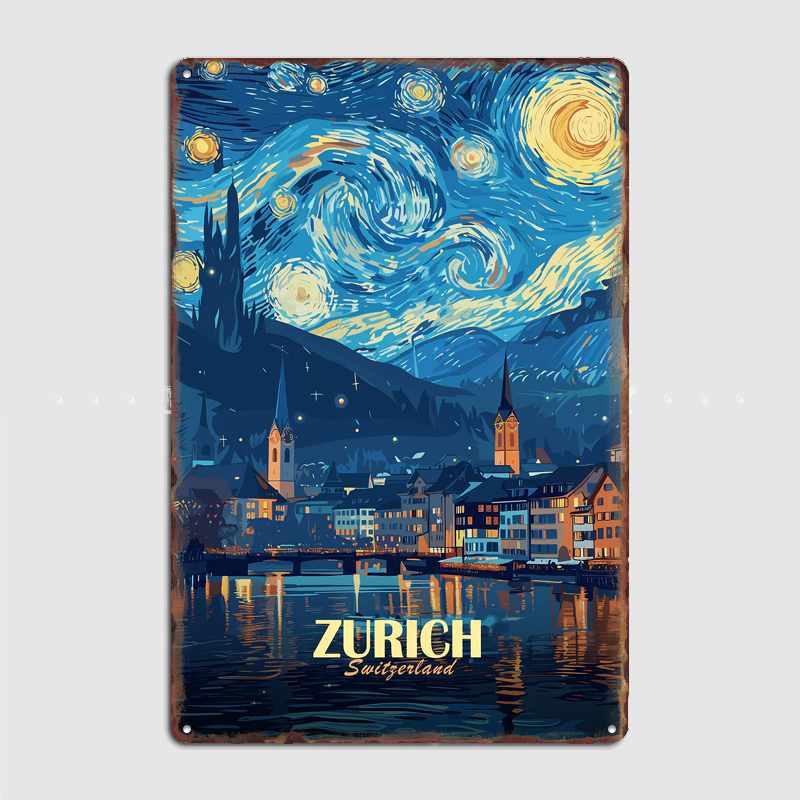 Zurich, Switzerland, Starry Ni - Home Decor Zurich のレビューと価格