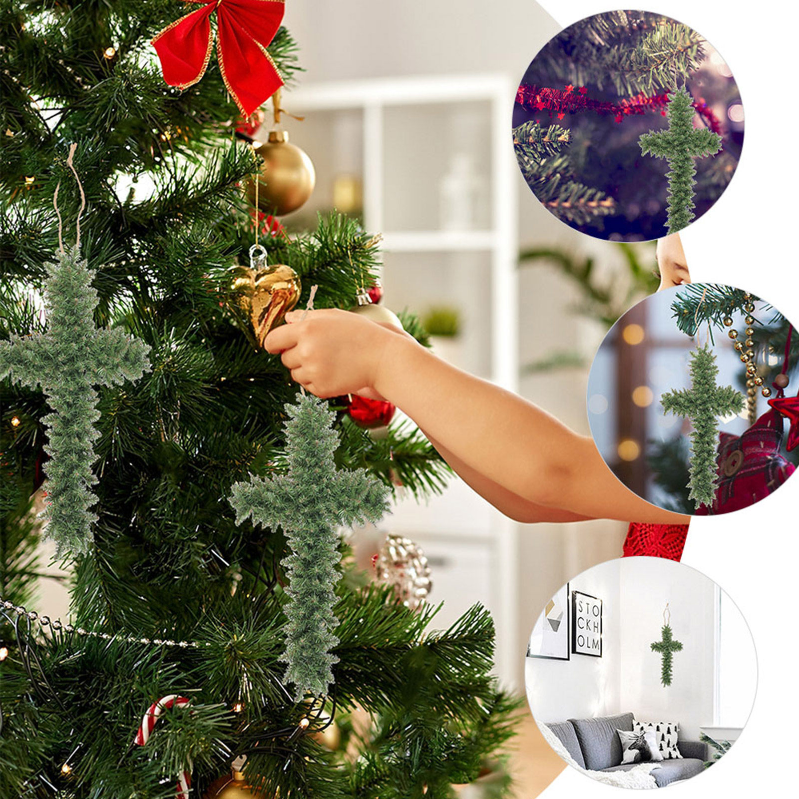 3Pcs Strong Wreath Frame Wreat - Home Decor Garland のレビューと価格