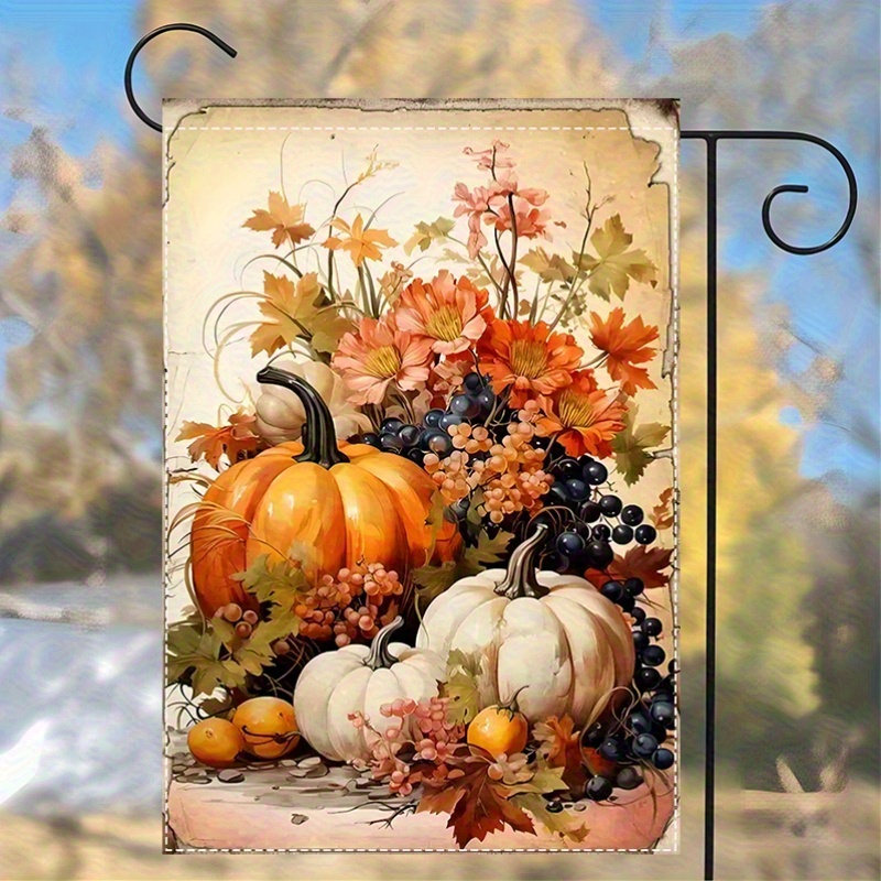 Garden Flag 12x18 Inch Double  - Home Decor Garland のレビューと価格