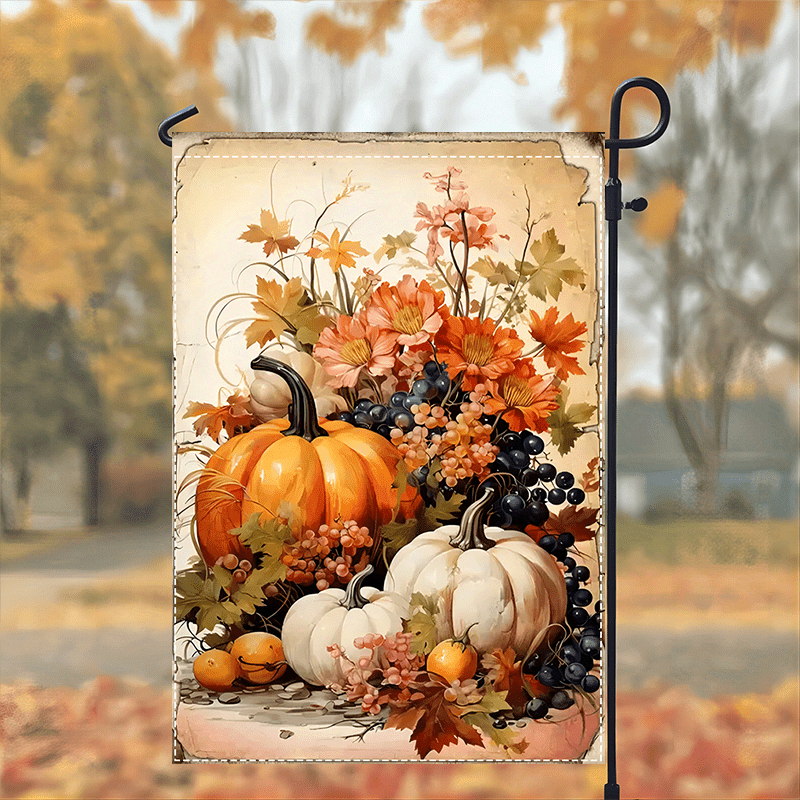 Garden Flag 12x18 Inch Double  - Home Decor Garland のレビューと価格