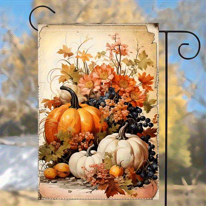Garden Flag 12x18 Inch Double  - Home Decor Garland のレビューと価格
