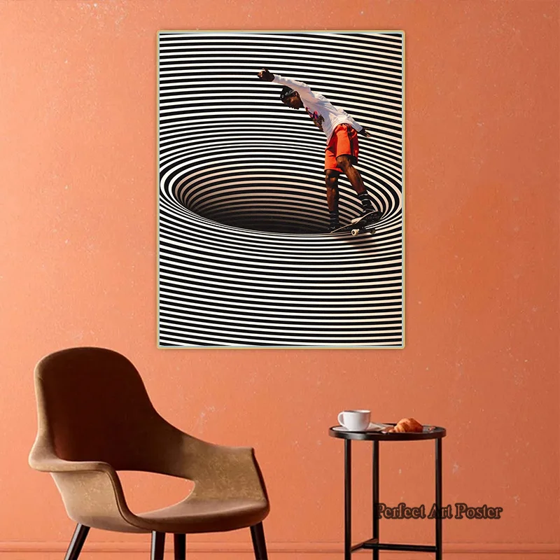 Optical Art Posters and Prints - Home Decor Orange のレビューと価格