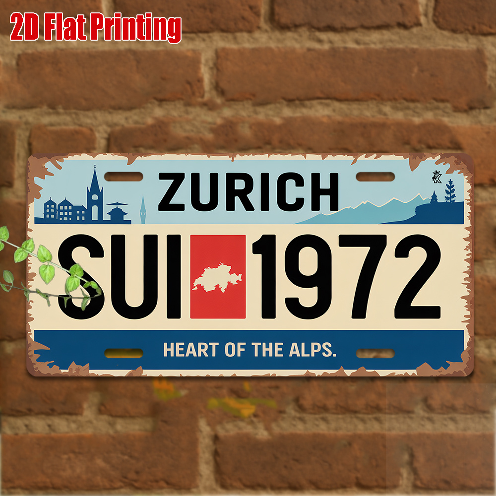 AL Sign - Vintage Durable Meta - Home Decor Zurich のレビューと価格