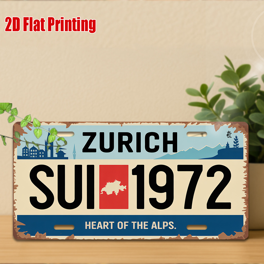 AL Sign - Vintage Durable Meta - Home Decor Zurich のレビューと価格