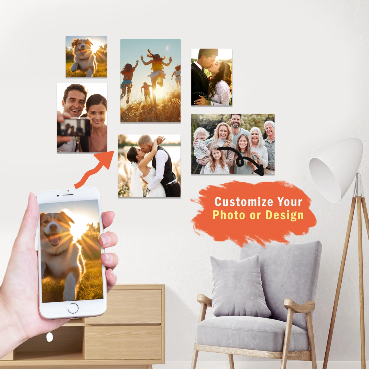 Personalized Custom Canvas Pri - Home Decor Foto のレビューと価格