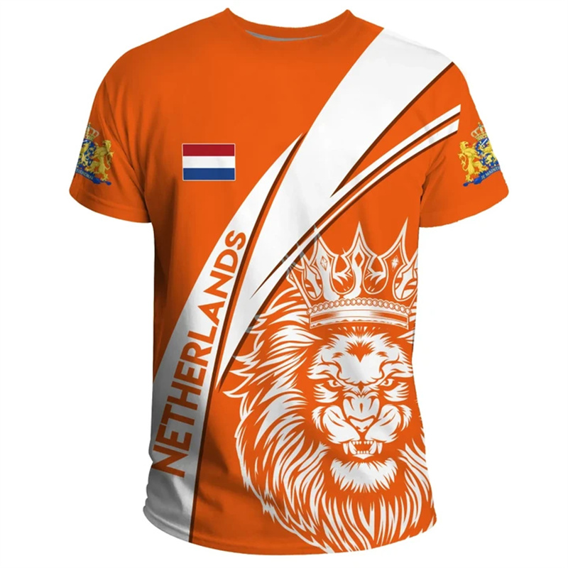 2026 Netherlands Flag T-shirt  - Home Decor Netherlands のレビューと価格