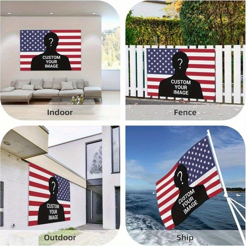 Custom USA PINK Flag Banner Pr - Home Decor Png のレビューと価格