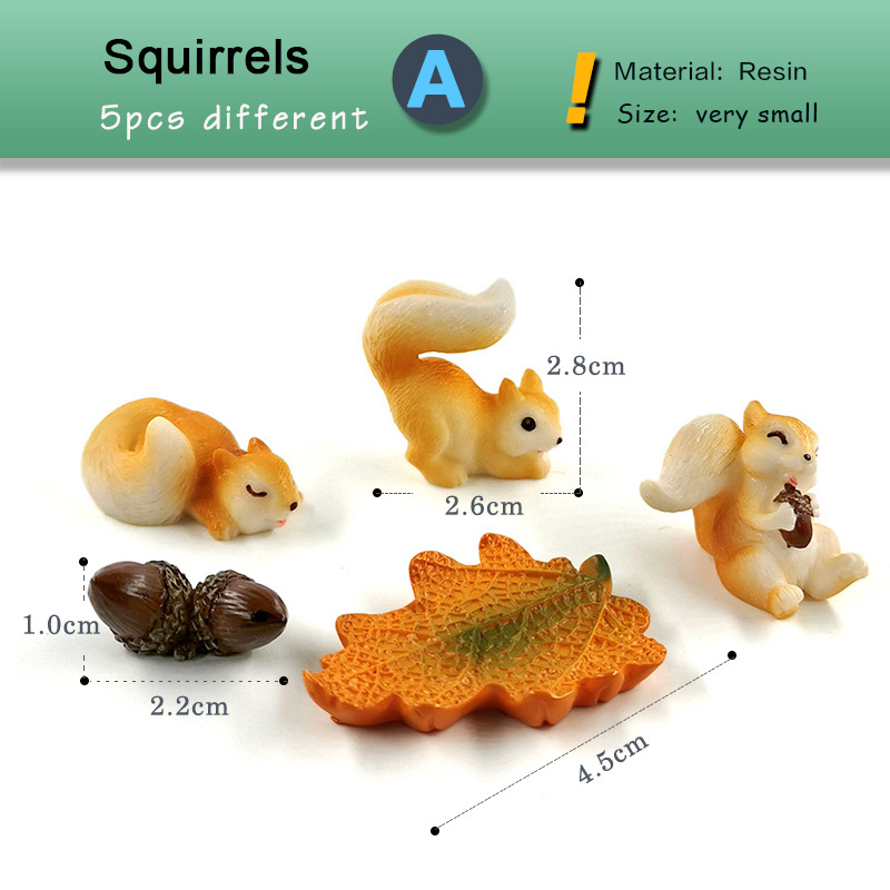 Forest Simulated Squirrel Mini - Home Decor Korea のレビューと価格