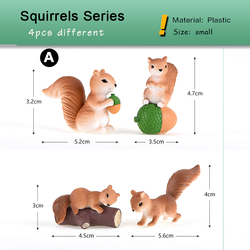 Forest Simulated Squirrel Mini - Home Decor Korea のレビューと価格