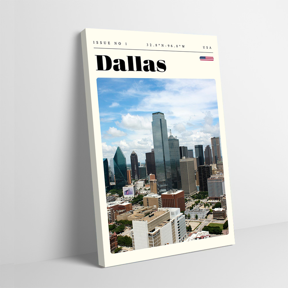 Dallas Texas Travel Printing P - Home Decor Dallas のレビューと価格