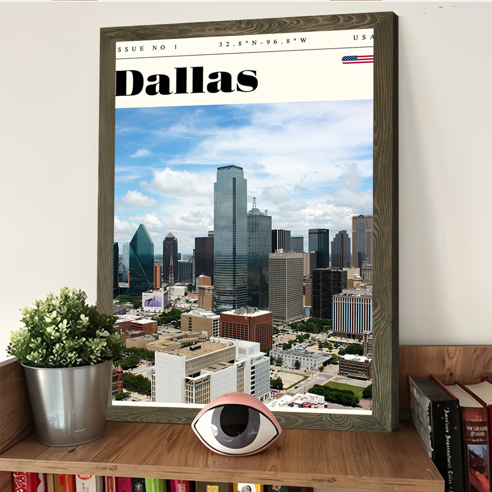 Dallas Texas Travel Printing P - Home Decor Dallas のレビューと価格