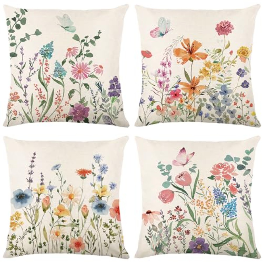 Spring Decorations for Home -  - Decorative Throw Pillow のレビューと価格