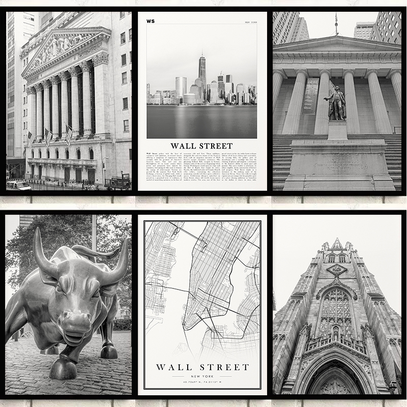 Vintage Black&White Wall Stree - Home Decor Exchange のレビューと価格