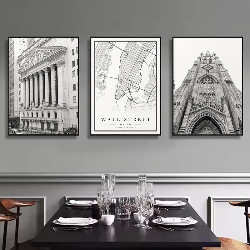 Vintage Black&White Wall Stree - Home Decor Exchange のレビューと価格