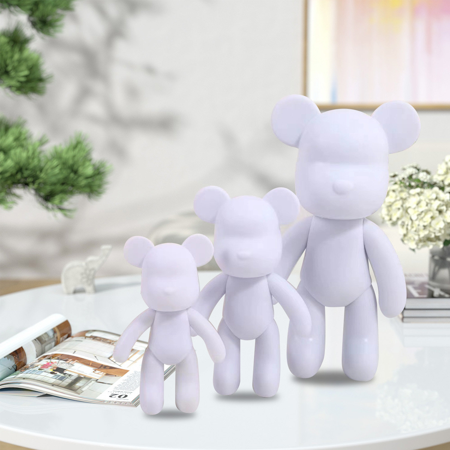 DIY Fluid Bear Sculpture Handm - Home Decor Korea のレビューと価格