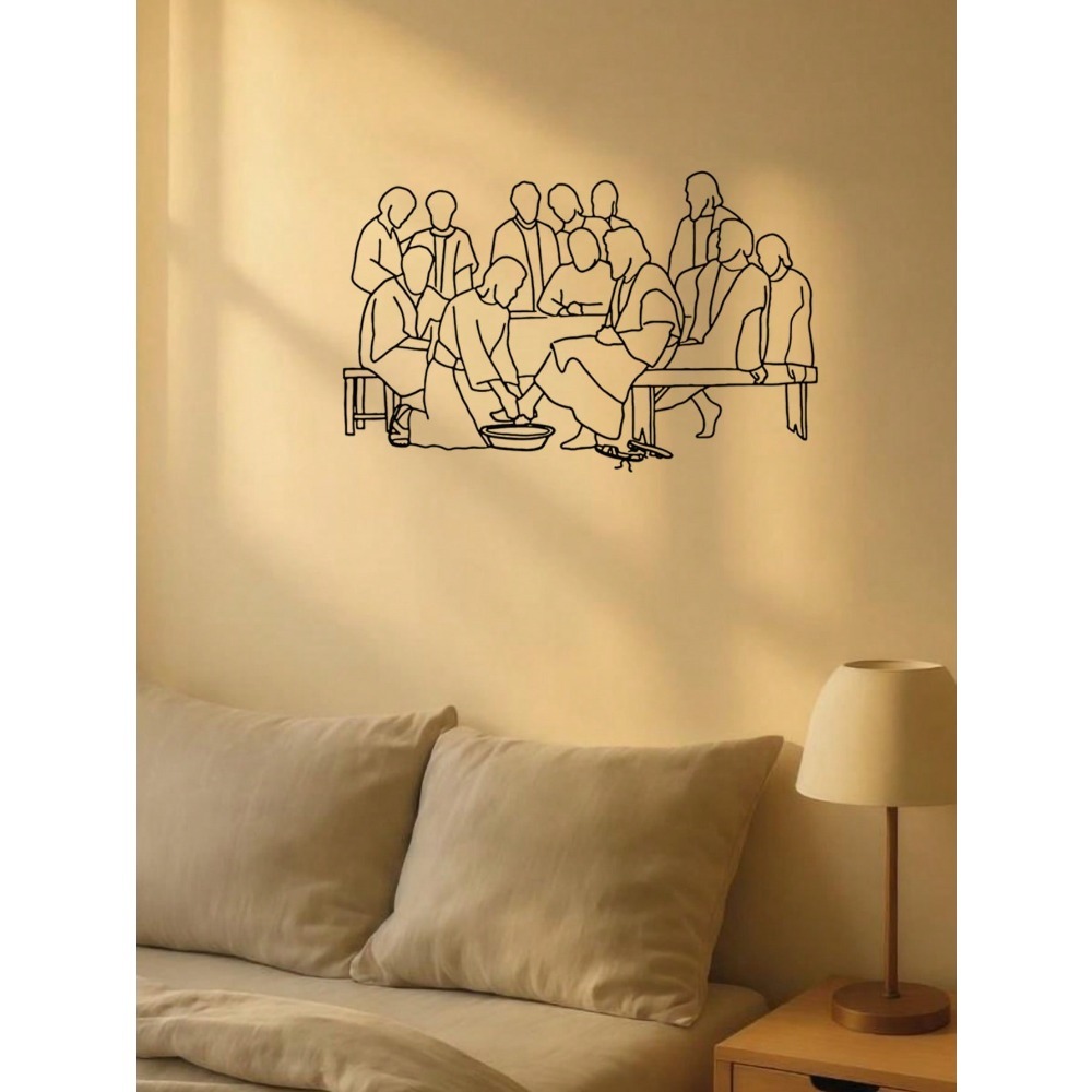 1pc Jesus Apostles Metal Wall  - Home Decor Jesus のレビューと価格
