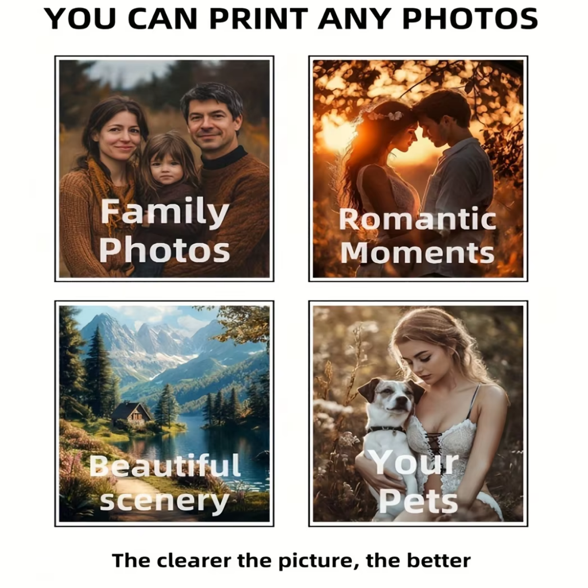 Photo Custom Canvas Prints Per - Home Decor Foto のレビューと価格