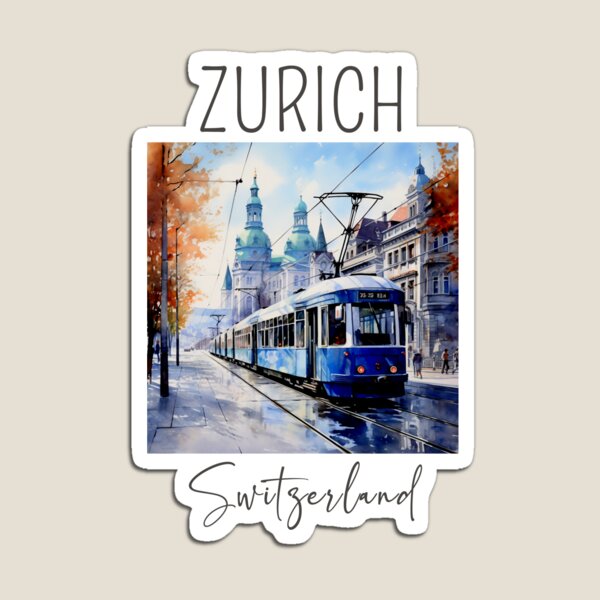 A Watercolor Design Of Zurich  - Home Decor Zurich のレビューと価格
