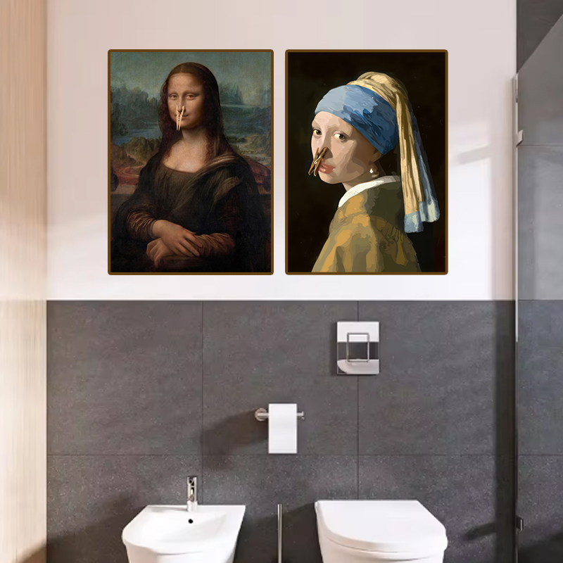 1pc Funny Abstract Bathroom To - Home Decor Quirky のレビューと価格