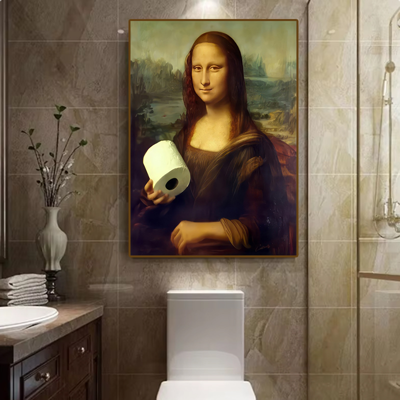 1pc Funny Abstract Bathroom To - Home Decor Quirky のレビューと価格