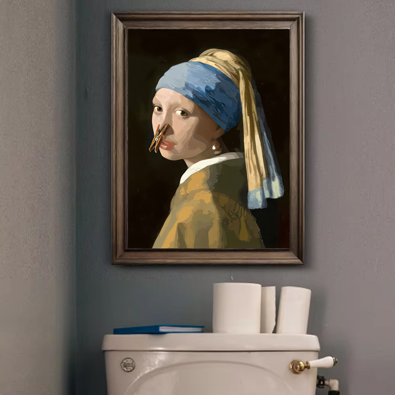 1pc Funny Abstract Bathroom To - Home Decor Quirky のレビューと価格