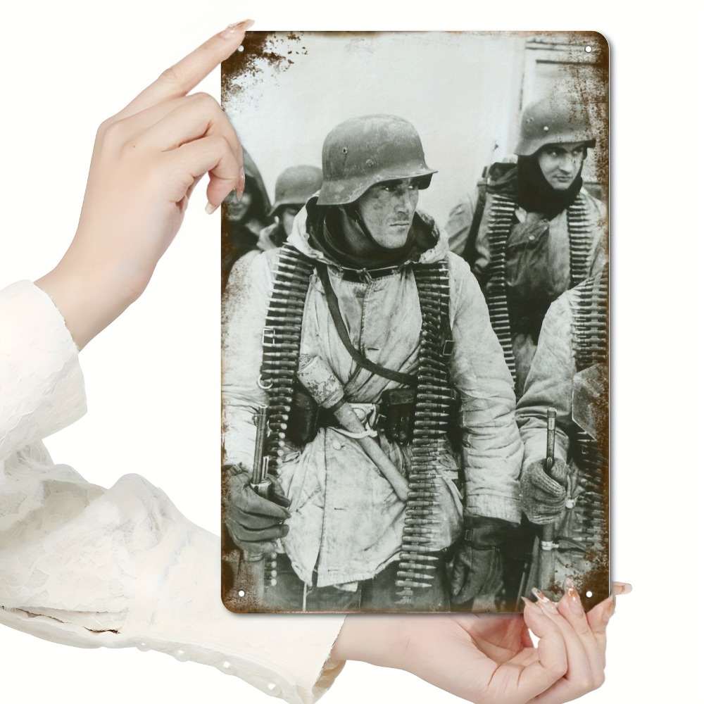 Vintage German Soldier Metal W - Germany Home Decor のレビューと価格