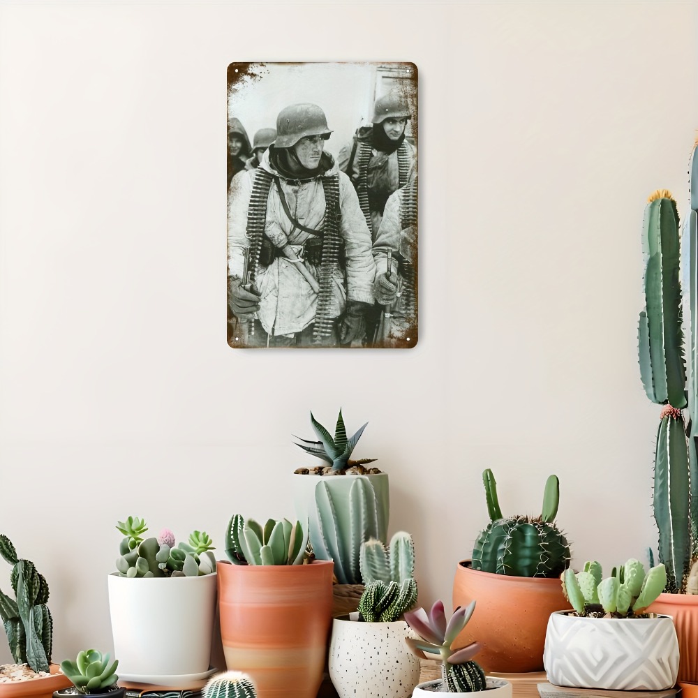 Vintage German Soldier Metal W - Germany Home Decor のレビューと価格