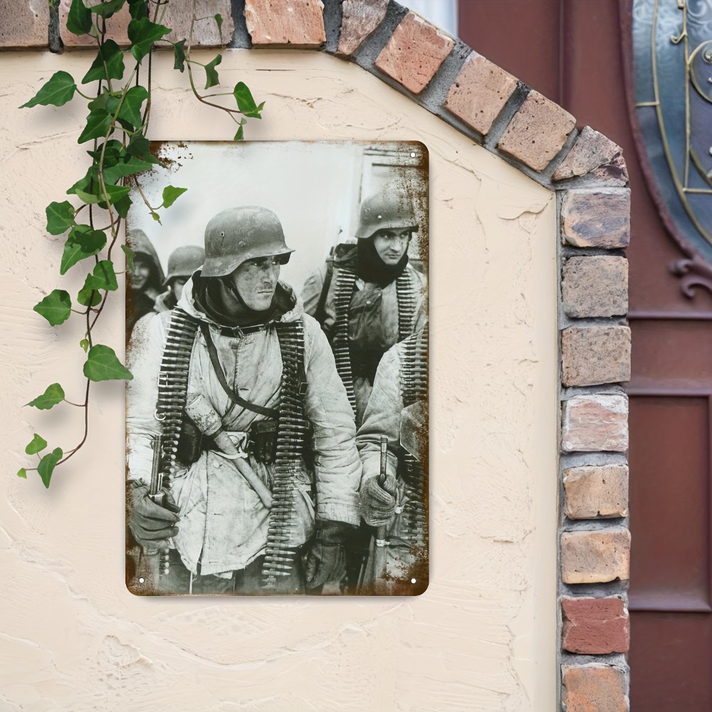 Vintage German Soldier Metal W - Germany Home Decor のレビューと価格