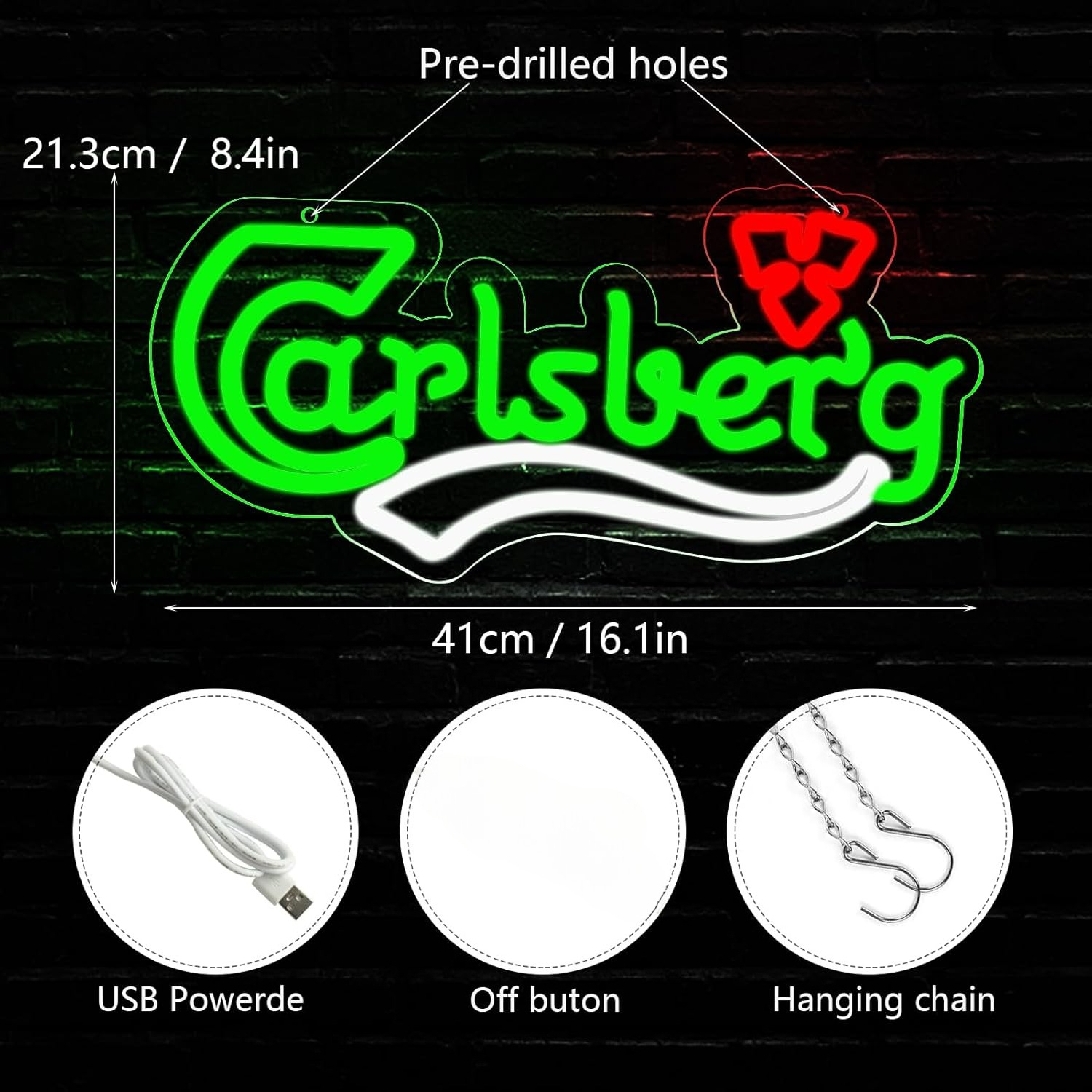 Beer Neon Sign Business USB Le - Home Decor Wall Art のレビューと価格